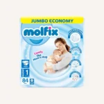 Molfix Diapers New Born | Size 1 | 84 Pcs